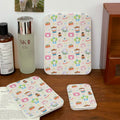 Vintage Bowknot Polka Dots Fold Makeup Mirror MK2PPFN6CT5MR45