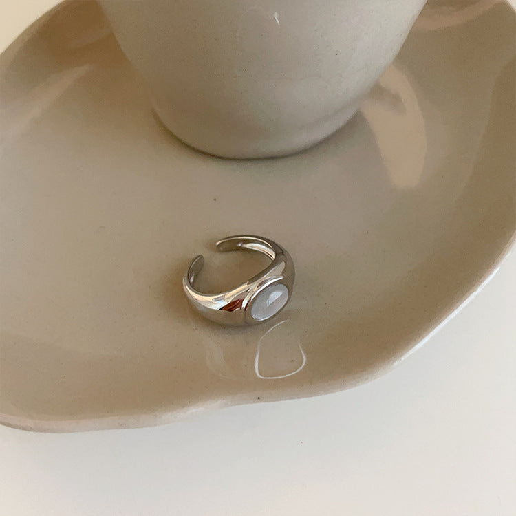 Vintage Cat Eye Stone Ring - DippedShop Wholesale - #5427