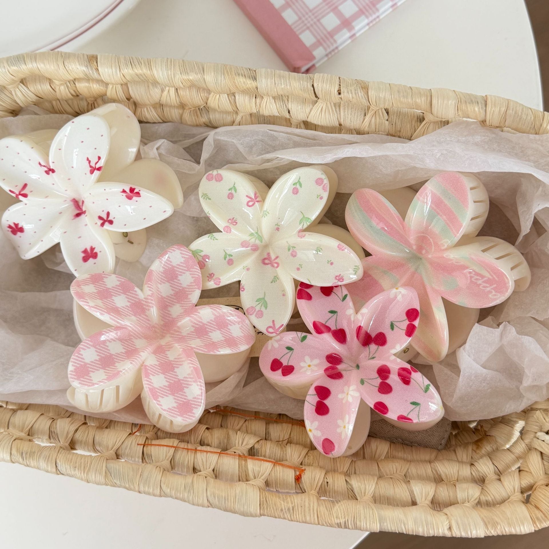 Hibiscus Flower Hair Claws - DippedShop Wholesale - #1251