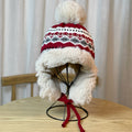 Fair Isle Fleece Trapper Hat - DippedShop Wholesale - #3971