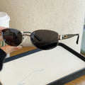 Vintage Oval Metal Frame Polarized Sunglasses MK2PPIM6W6GSG218