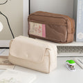 Stylish Solid Color Large Capacity Pencil Pouch 6S10BOB1046
