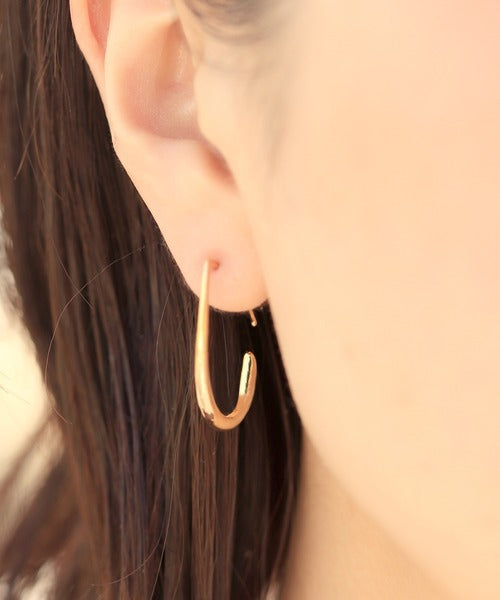 Trendy Geometric Teardrop Hoop Earrings DP25E711