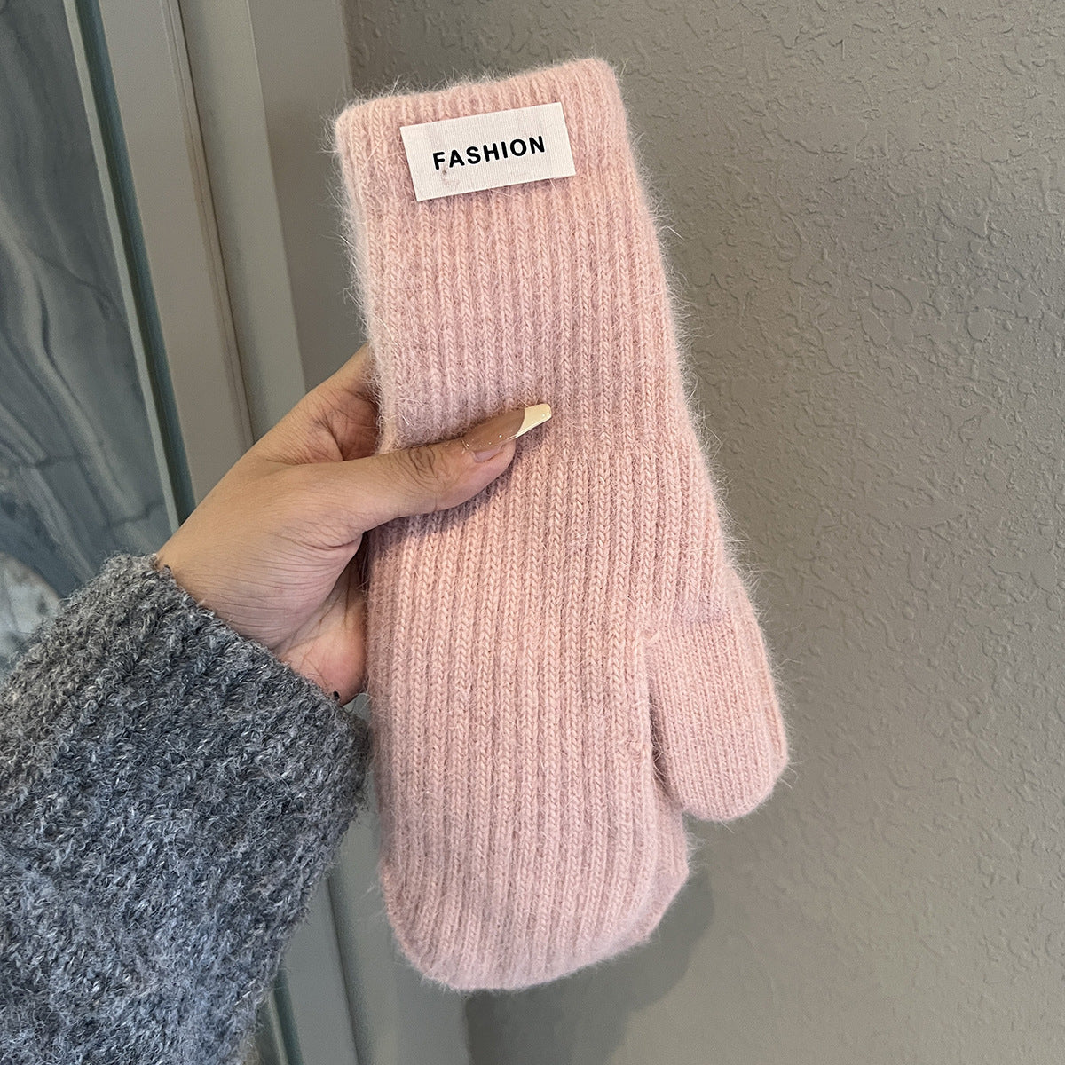Thermal Knit Mittens - DippedShop Wholesale - #3843