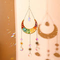 Colorful Moon Crystal Pendant Hanging Suncatchers MK2CZAS6H7HLS62