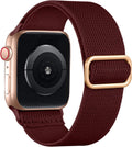 Minimalist Solid Color Nylon Weave Watch Band 6W6JWA111