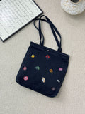 Cute Funny Animal Embroidery Lightweight Shoulder Bag 6W10BBG2501