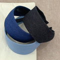 Wide Denim Headband - DippedShop Wholesale - #6195