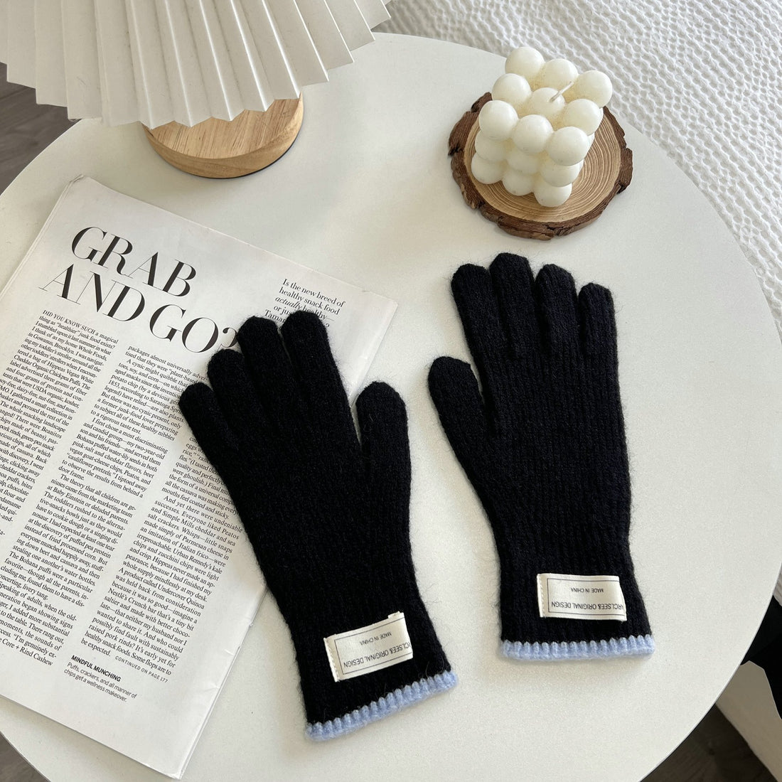 Touch Screen Knit Gloves - DippedShop Wholesale - #5539