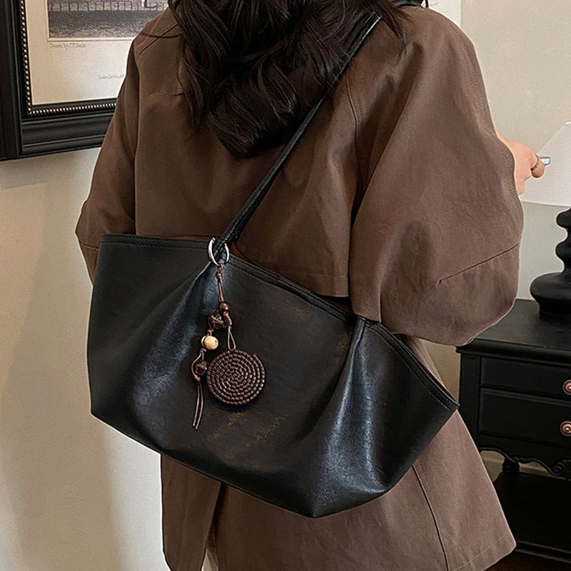 Vintage Soft PU Leather Slouchy - DippedShop Wholesale - #5187