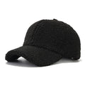 Winter Solid Color Fuzzy Plush Warm Baseball Cap 6W6HAT925