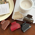 Stylish Polka Dots Strong Hold Hair Claw 6W6HCP1617