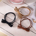 Minimalist Solid Color Bowknot Elastic Hair Tie MK2BW6W6HHT01