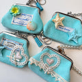 Velvet Starfish Coin Purse - DippedShop Wholesale - #7011