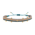 Handmade Seed Bead Braided Adjustable Bracelet 6W6JBR475