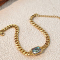 Stylish Cubic Zirconia Cuban L - DippedShop Wholesale - #4163