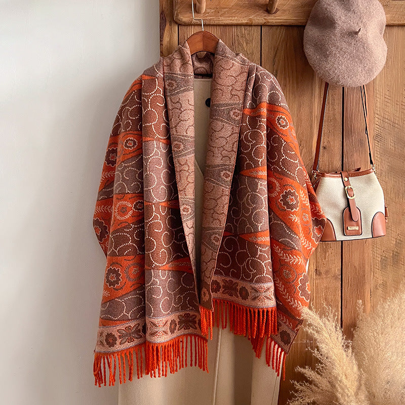 Boho Ethnic Shawl Scarf - DippedShop Wholesale - #9411