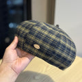 Plaid Beret Hat - DippedShop Wholesale - #5123