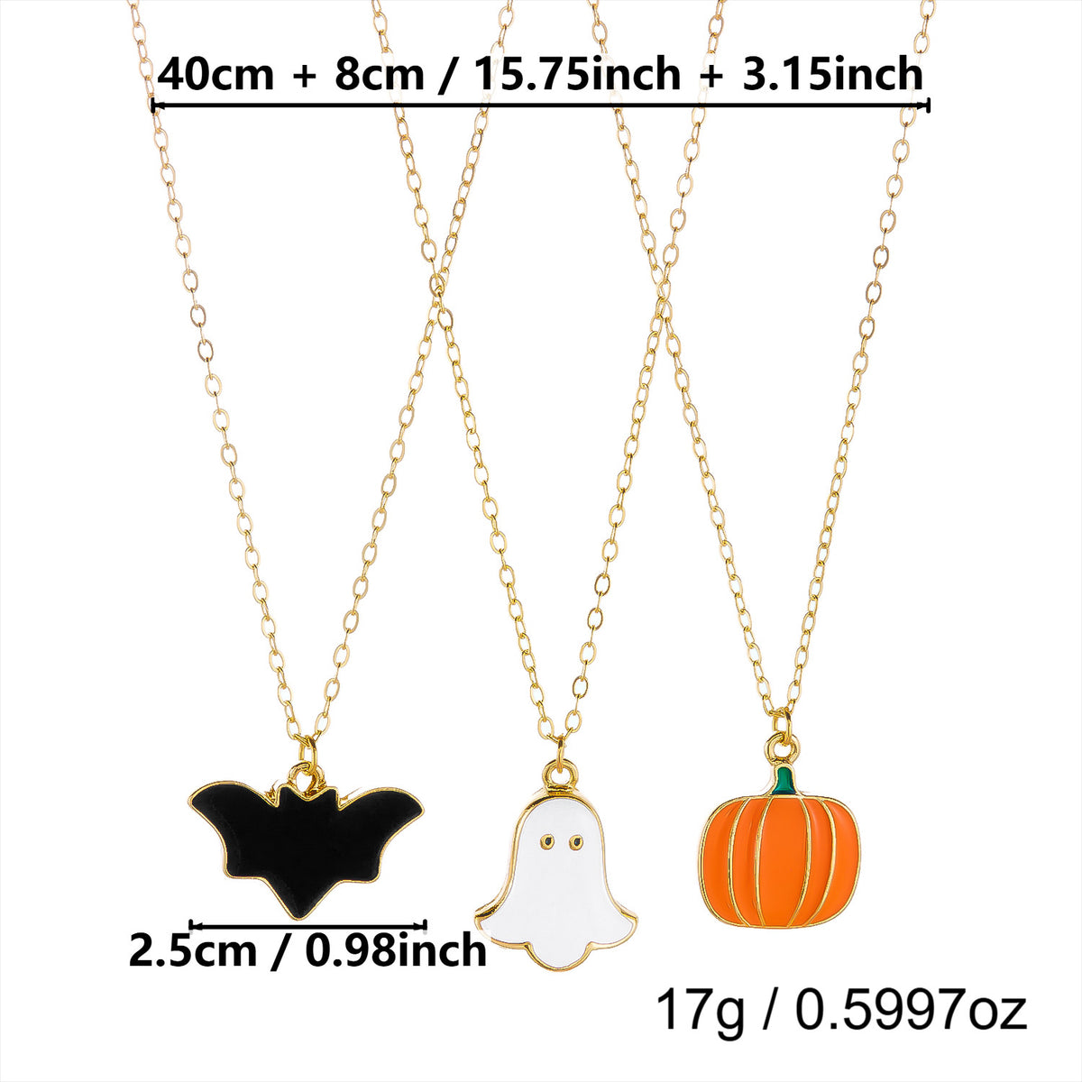 Halloween Pendant Necklace - DippedShop Wholesale - #9251