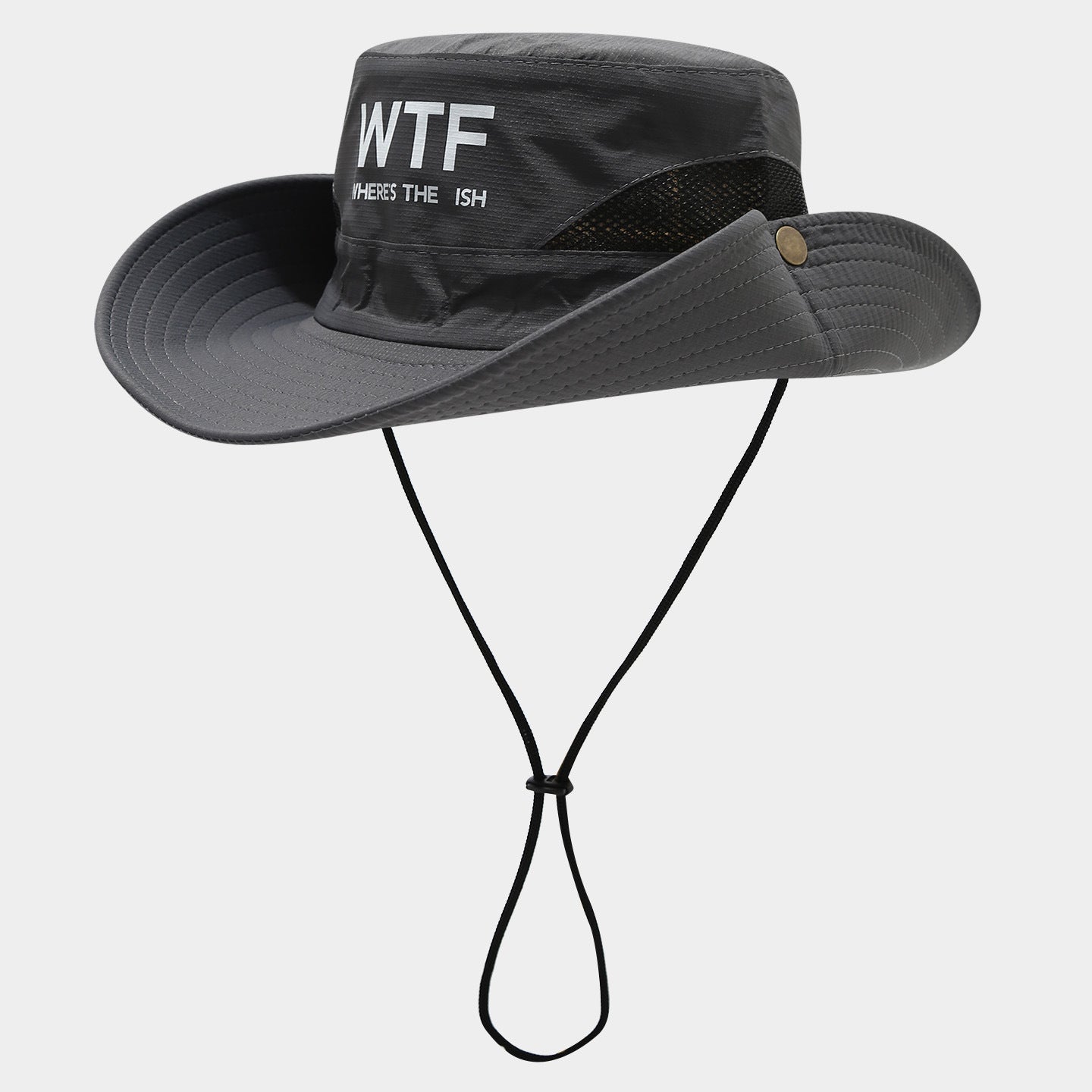 Trendy Letter Print Breatheable Safari Boonie Hat 8BK6HAT177L