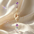 Crystal Prism Seashell Sun Catcher Wind Chime 6H7HLS209