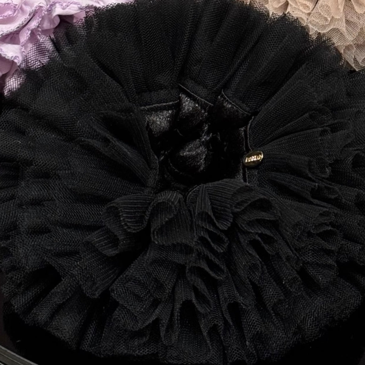 Oversized Tulle Lace Mesh Hair Scrunchie 6W6HSR468