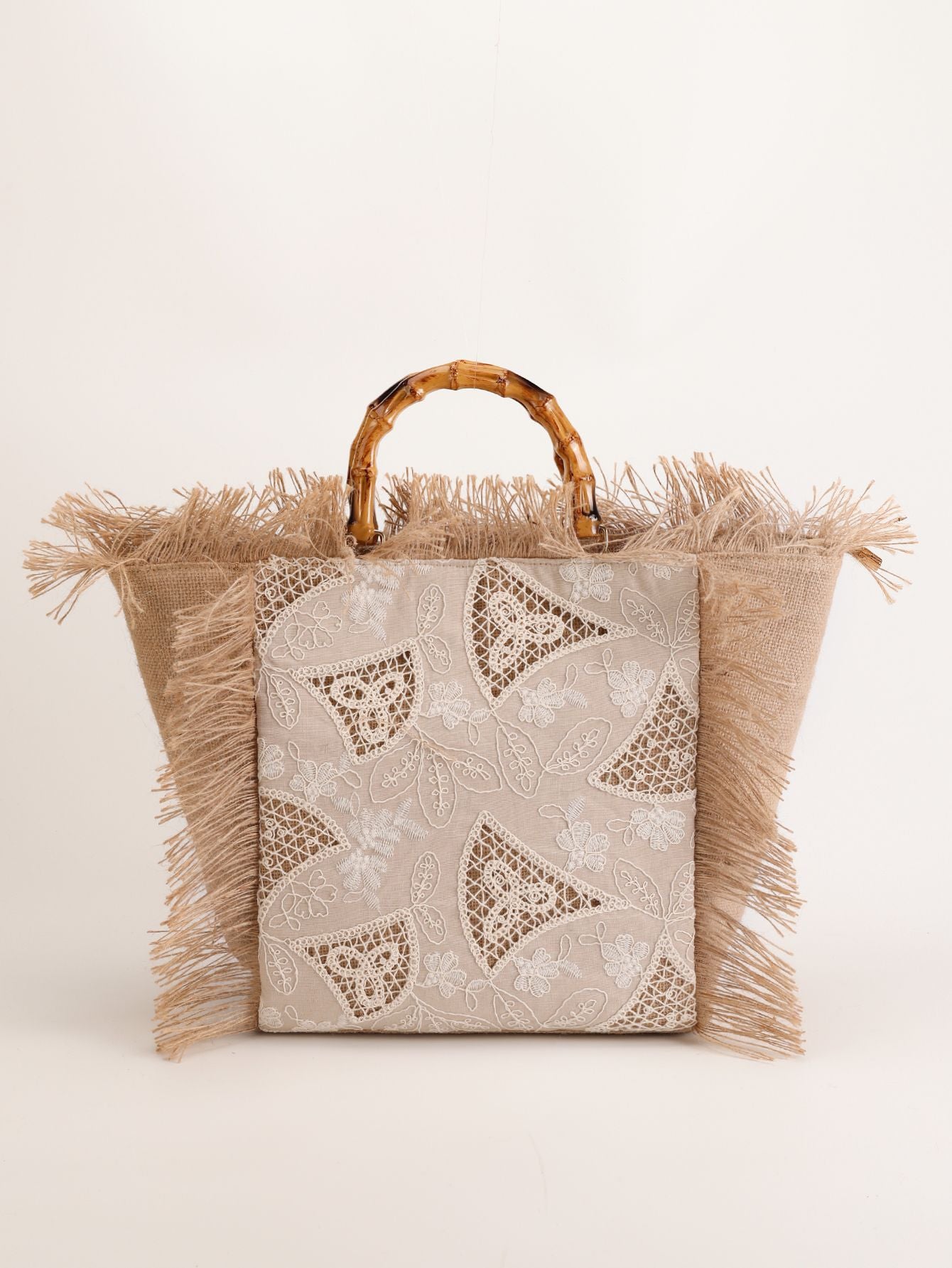 Boho Handwoven Beach Tote - DippedShop Wholesale - #7971
