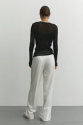 See Through Knit Top - DippedShop Wholesale - #4547