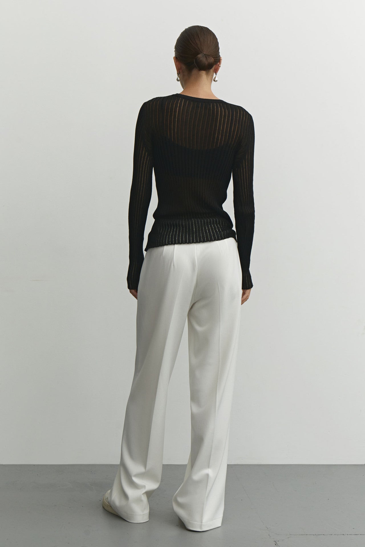 See Through Knit Top - DippedShop Wholesale - #4547
