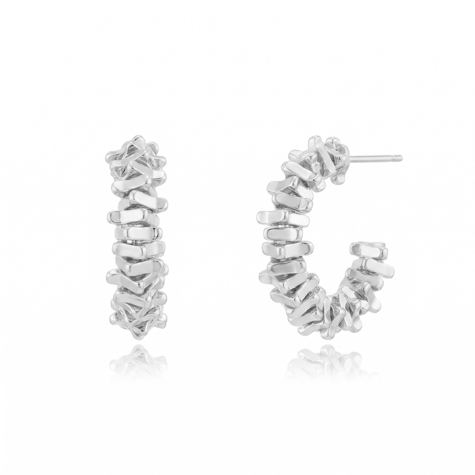 Vintage Gold Ingot C-shape Earring 6W6JER581