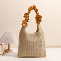 Ruffled Handle Shoulder Bag - DippedShop Wholesale - #8995