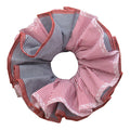 Sweet Layered Polka Dot Stripe Ruffle Scrunchie 6W6HSR469