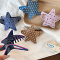 Cute Mini Star Shape Acetate Hair Claw Clip 6W6HCP1292