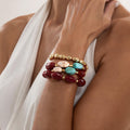 Boho Style Irregular Beaded Chain Bracelets 6W6JBR634