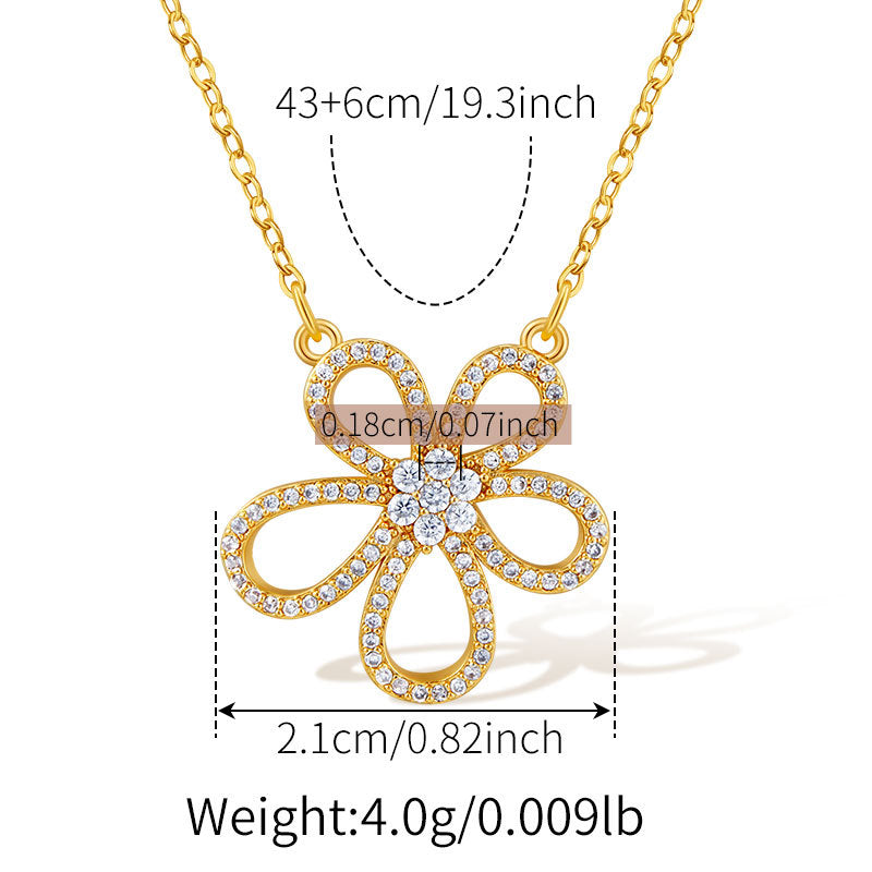 Cubic Zirconia Choker Necklace - DippedShop Wholesale - #9267