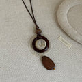 Boho Style Handmade Geometric Beaded Necklace 6W6JNC383L