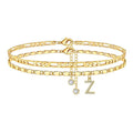 Elegant Gold Plated Double Lay - DippedShop Wholesale - #6643