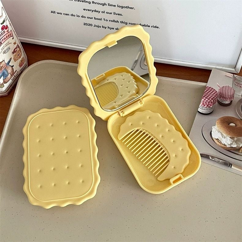 Creative Cookies Shape Rotate Double Makeup Mirror MK2PPFN6CT5MR49
