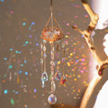 Gold Crystal Suncatcher Pendant - DippedShop Wholesale - #5603
