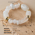 Irregular Acrylic Color Block Bracelet - DippedShop Wholesale - #8931
