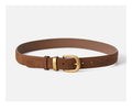 Casual Dress Belt Adjustable Suede Leather Belt 6W6JBT171