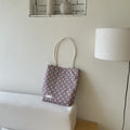 Minimalist Polka Dots Color Block Shoulder Bag MK2BLW6W10BBG563