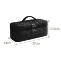 Vintage Double Layered Leopard Print Cosmetic Bag 6S5CO106