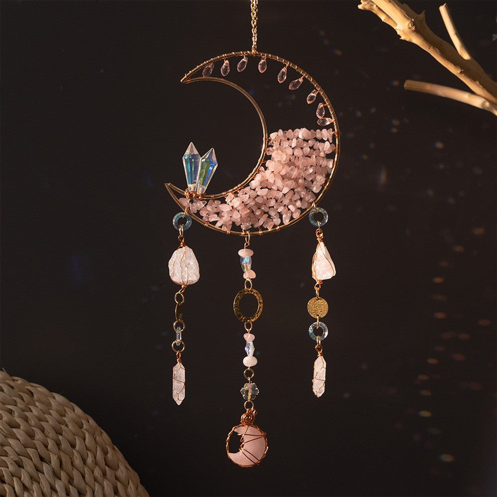 Colorful Natural Crystal Tassel Dream Suncatcher MK2CZAS6H7HLS48
