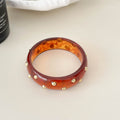 Punk Style Round Rivet Wide Ba - DippedShop Wholesale - #8563