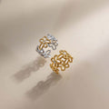 Minimalist Hollow Out Flower Z - DippedShop Wholesale - #1859