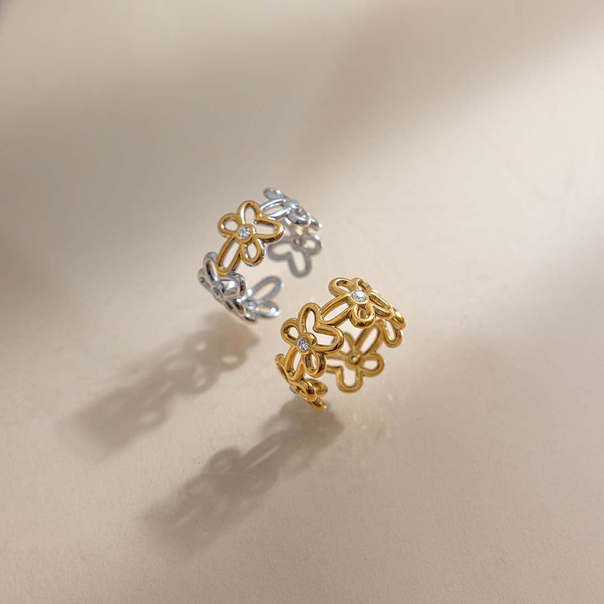 Minimalist Hollow Out Flower Z - DippedShop Wholesale - #1859