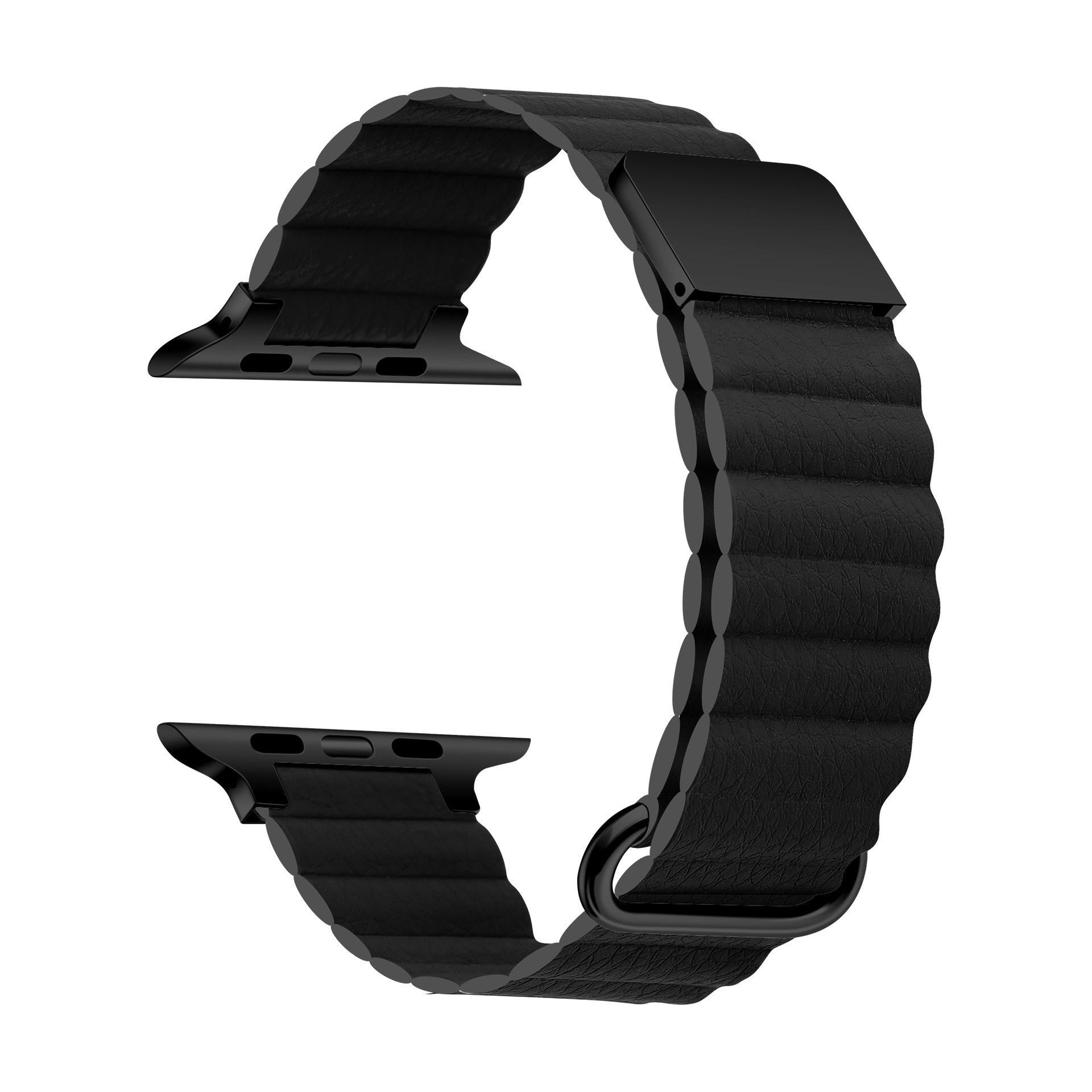 Litchi Texture PU Leather Magnetic Watch Band 6W6JWA133