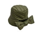 Winter Quilted Puffer Lightweight Warm Bucket Hat 6W6HAT928