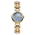 Elegant Pearl Gold Analog Quartz Bnagle Watch MK2SSAS6W6JWA01